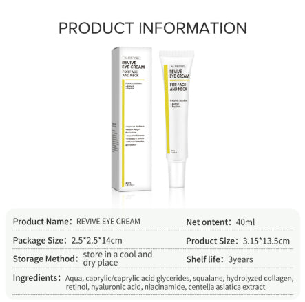 Brightening & Moisturizing Eye Cream – Nourishing Anti-Aging Care