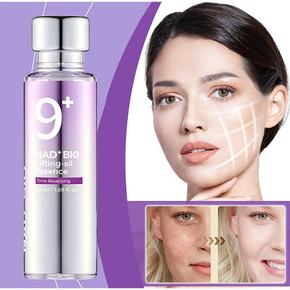 NAD+ BIO Lifting-sil Firming Serum,Peptides Glowing Boosting Toner,Korean Dull Skin Care,Fade Fine Lines Elasticity Essence