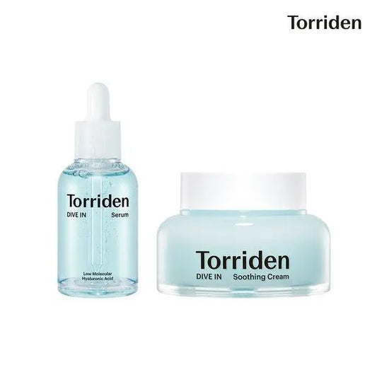 Torriden Hyaluronic Acid Hydrating Serum 50ml & Moisturizing Cream 100ml