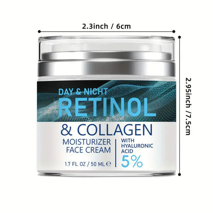 ENVISHA Retinol Collagen Face Cream – Anti-Aging, Moisturizing & Whitening